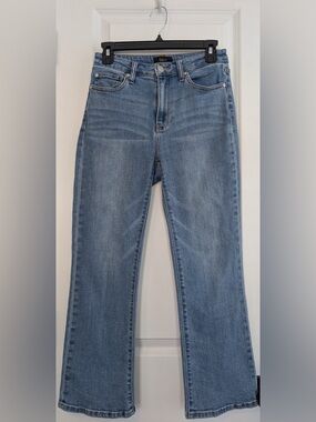 Quince Women’s Stretch High Rise Kick Flare Jeans Medium Wash Size 26